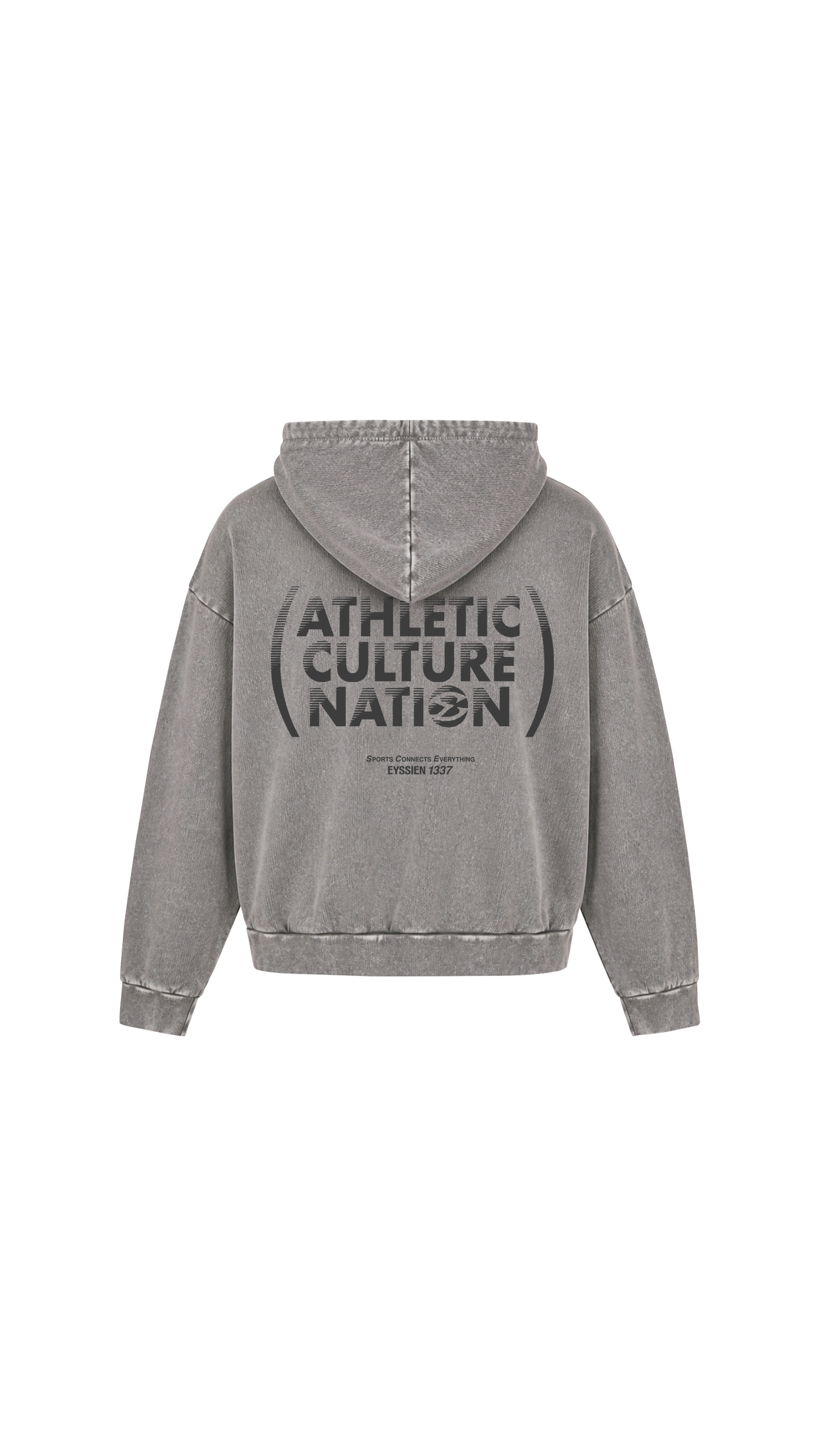ATHLETIC CULTURE NATION HOODIE - GREY