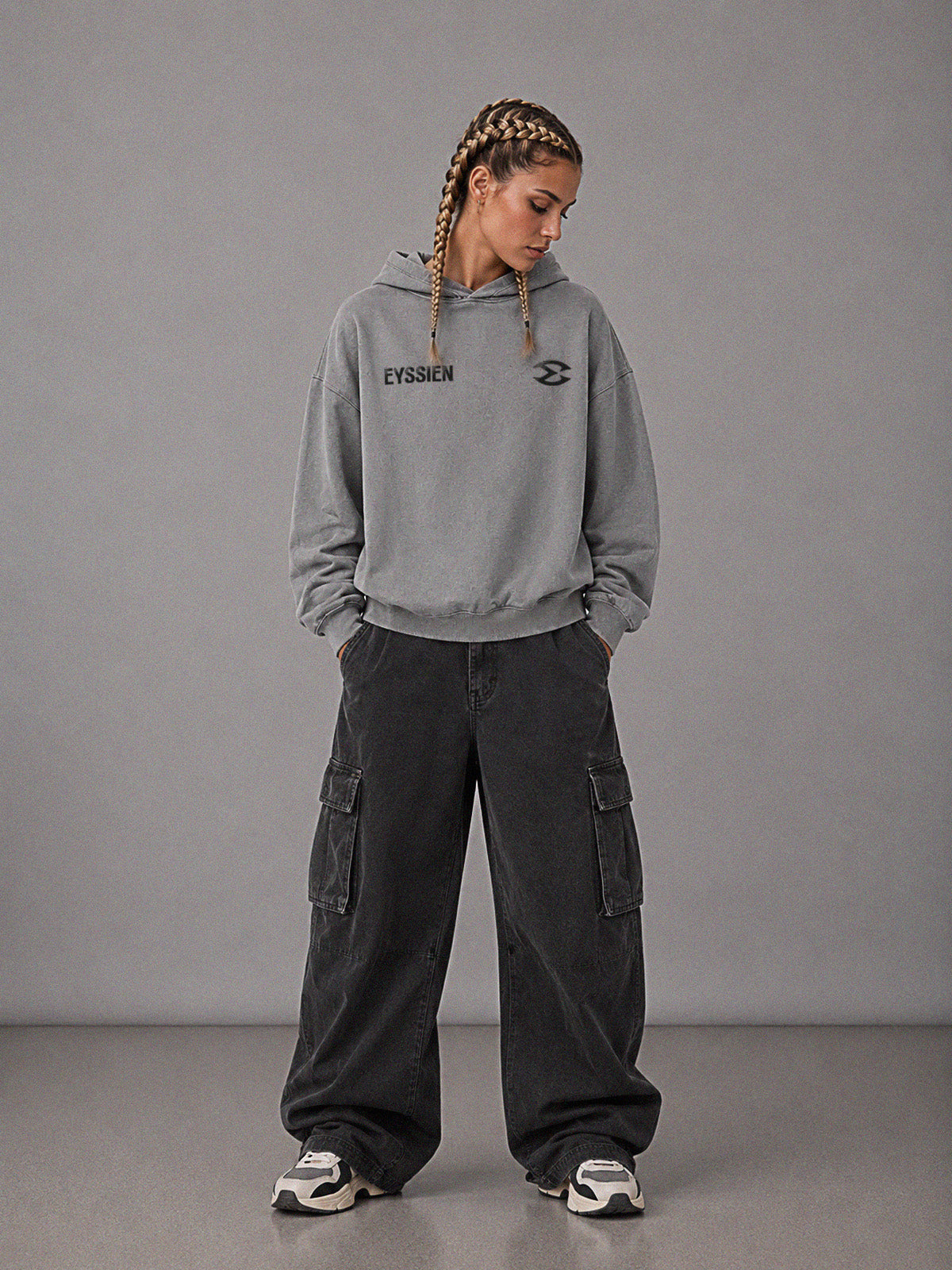 ATHLETIC CULTURE NATION HOODIE - GREY