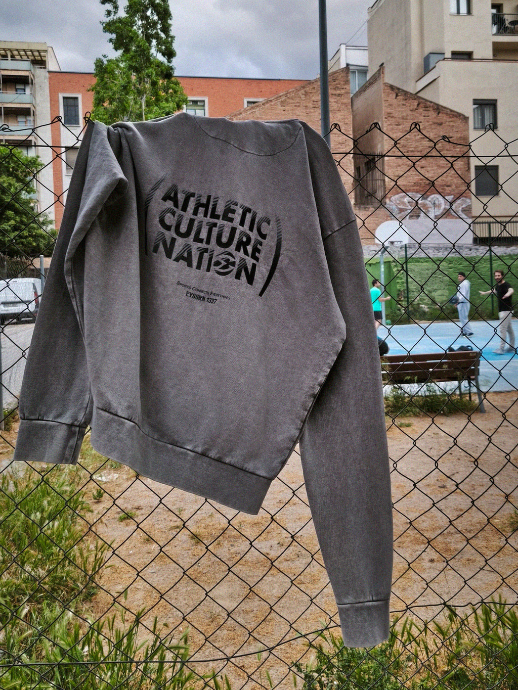 ATHLETIC CULTURE NATION HOODIE - GREY